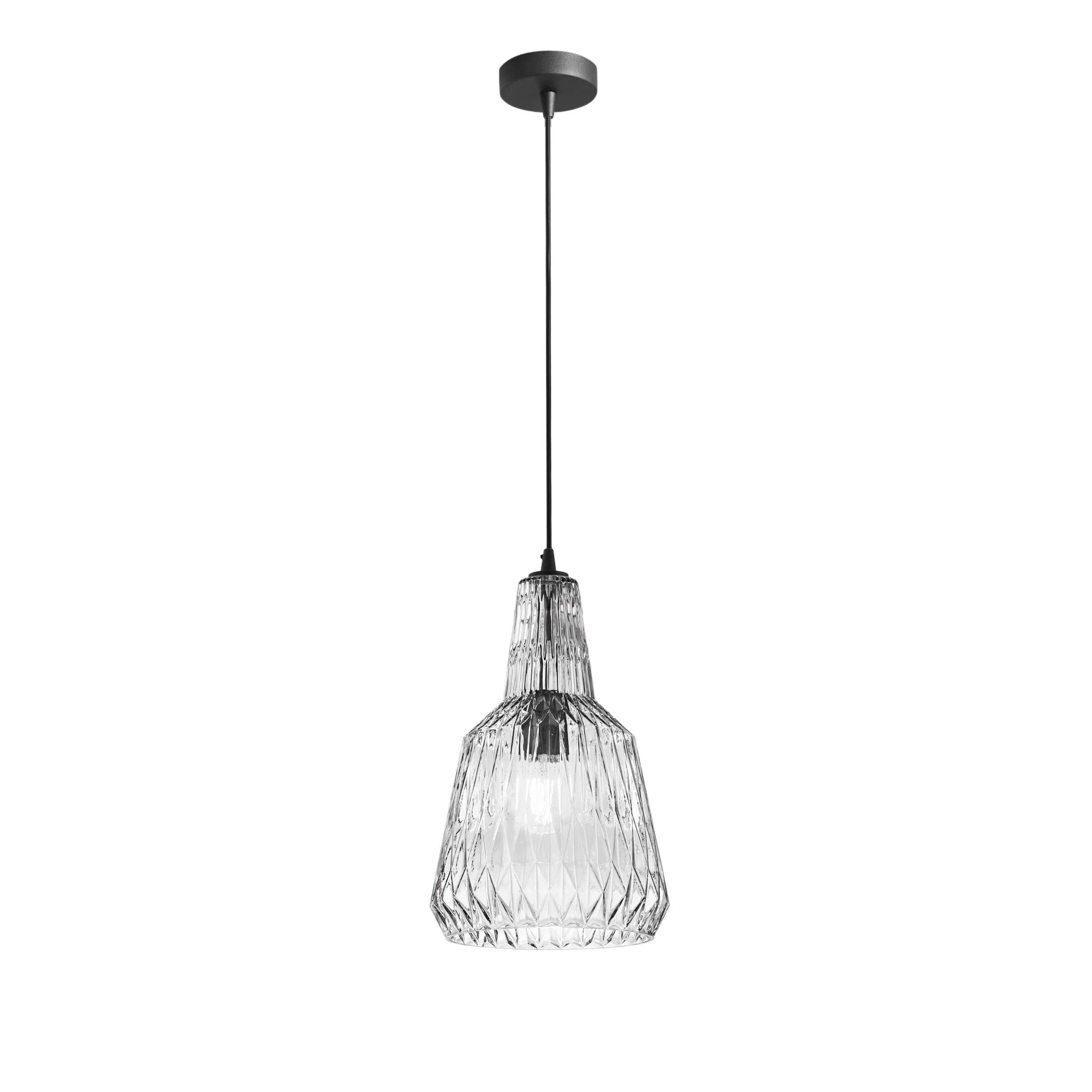 GALWAY SUSPENSION SMOKE 1XE27 23X150CM